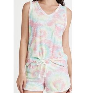 Emerson Road Sleeveless Tie Dye Pajamas